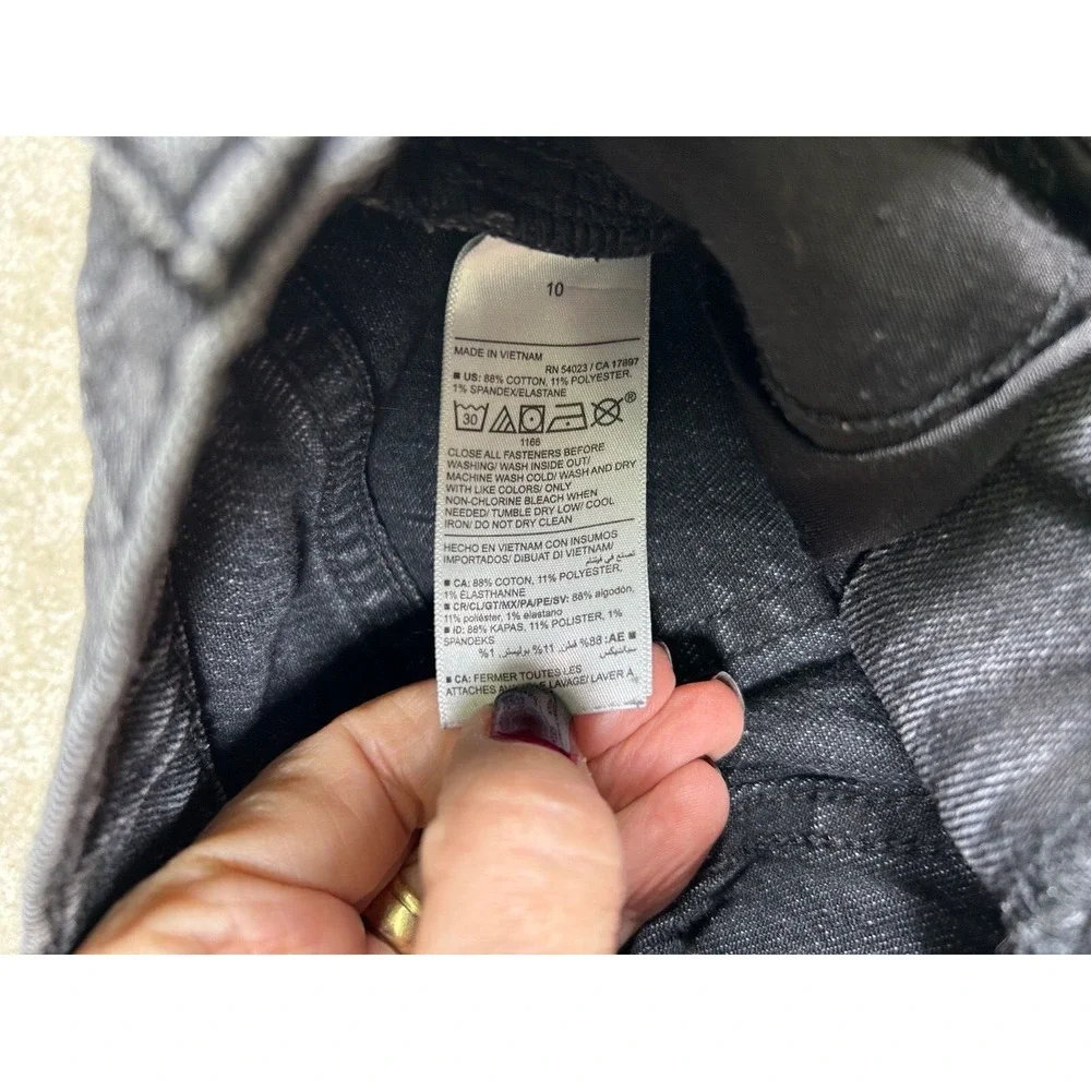 Old Navy Kids Size 10‎ Black High Rise Fare Jeans Denim